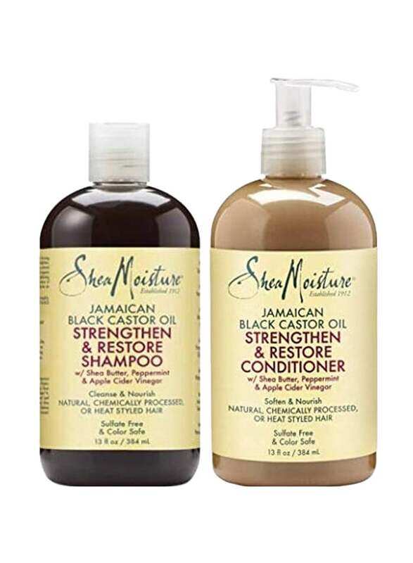 

Shea Moisture Strengthen And Restore Shampoo and Conditioner Set for All Hair Types, 2 Pieces