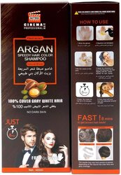 Nitro Canada Argan Speedy Hair Colour Shampoo, 420ml, Black