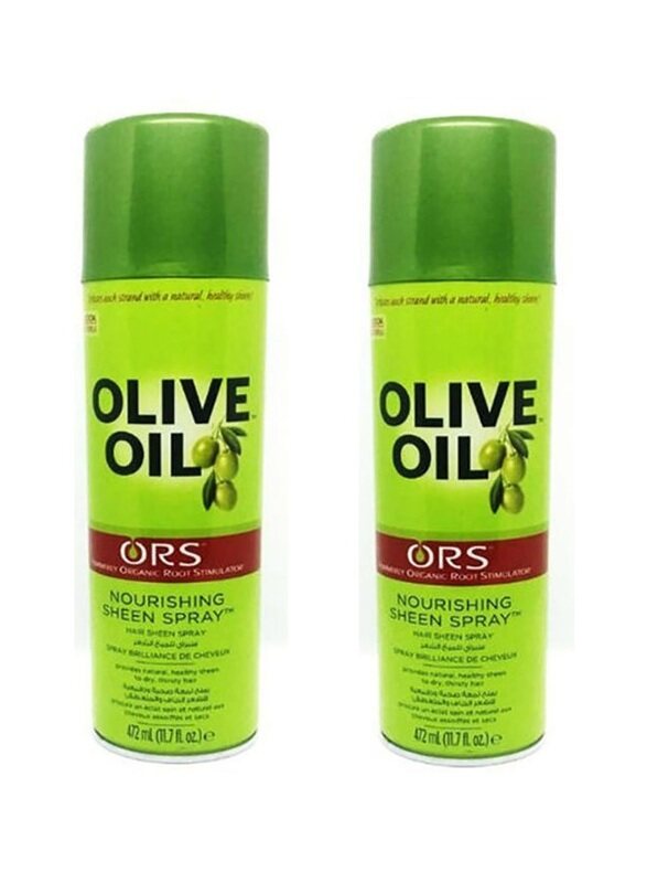 

ORS Olive Oil Hair Sheen Spray for Dry Hair, 2 x 472ml