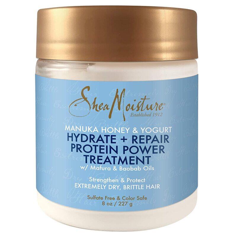 

Shea Moisture Manuka Honey & Yogurt Hydrate Repair Protein-Strong Treatment for All Hair Types, 227g