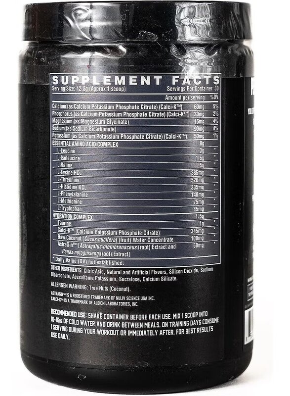 Nutrex Research EAA Hydration 8G Essential Amino Acids + Electrolytes, EAAs + BCAA Powder for Muscle Recovery/Building, Strength, Endurance, 30 Servings, Blueberry Lemonade