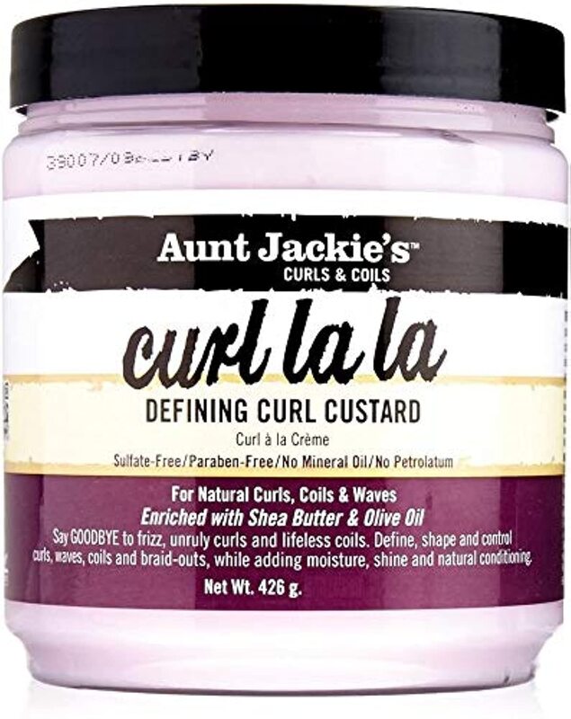 Aunt Jackie's Curl La La Defining Curl Custard Gel Curl Hair, 426g