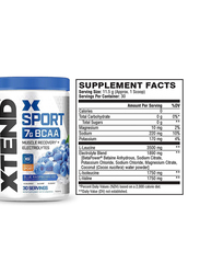 Xtend Sport Bcaa Powder, 345gm, Blue Raspberry Ice