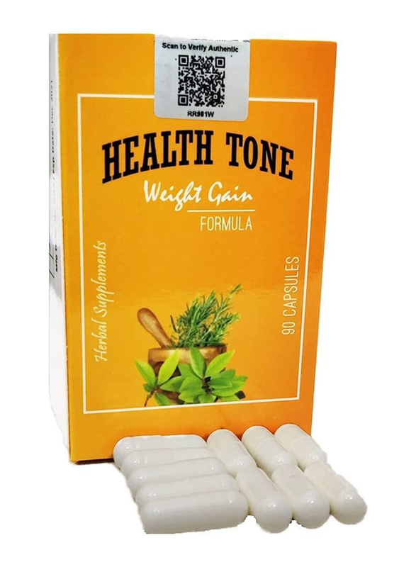 Health Tone Pure Herbal Weight Gain Capsules, 500mg, 90 Capsules