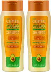 Cantu Avocado Shampoo for Dry Hair, 2 x 400ml