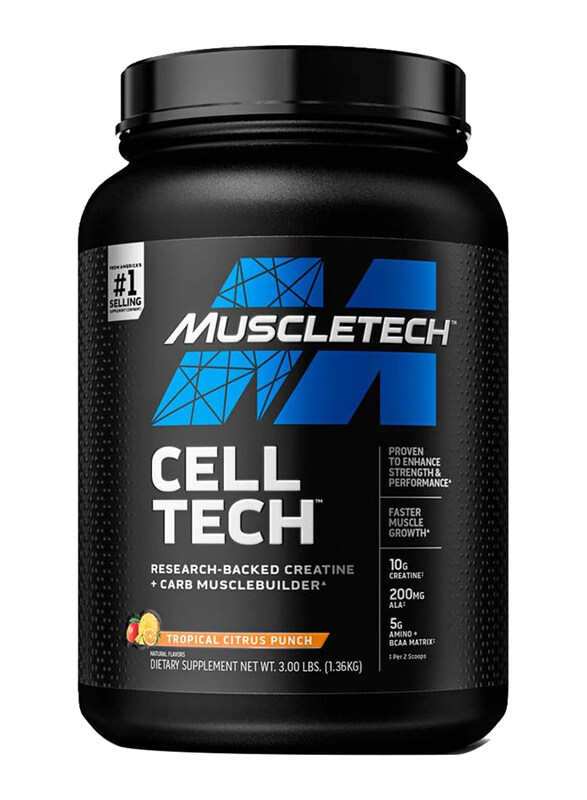 

Muscletech Cell Tech, 3 Lbs, Tropical Citrus Punch