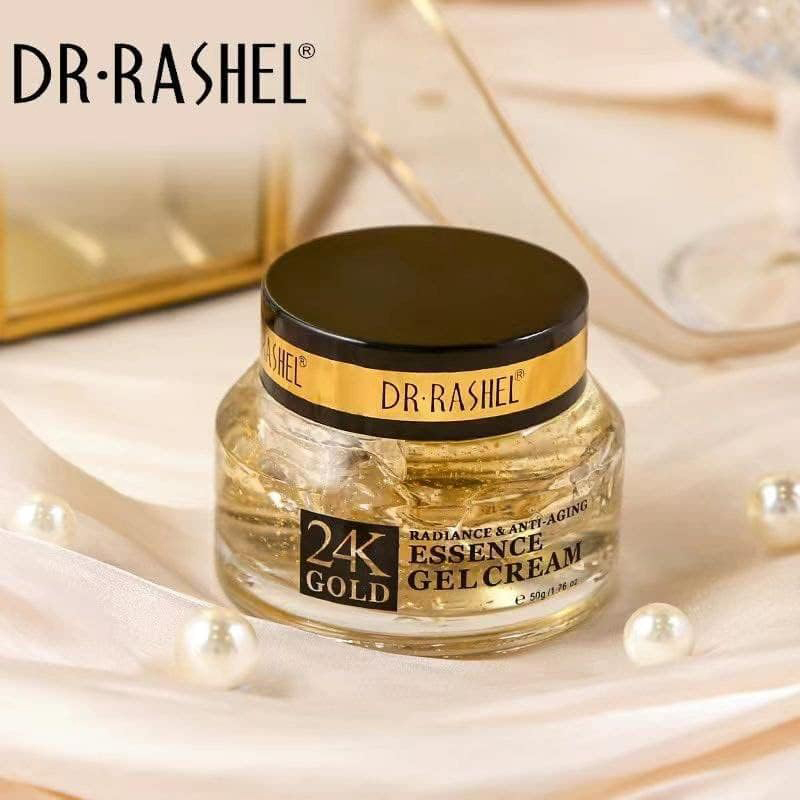 Dr. Rashel 24K Gold Radiance & Anti-aging Anti-Wrinkle Essence Gel Cream, 50gm