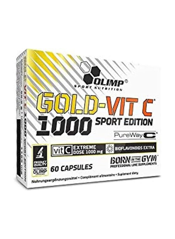 

Olimp Gold Vit C 1000 Sport Edition, 60 Capsules, Unflavoured