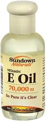 Sundown Naturals 70,000 IU Vitamin E Oil, 2.5oz