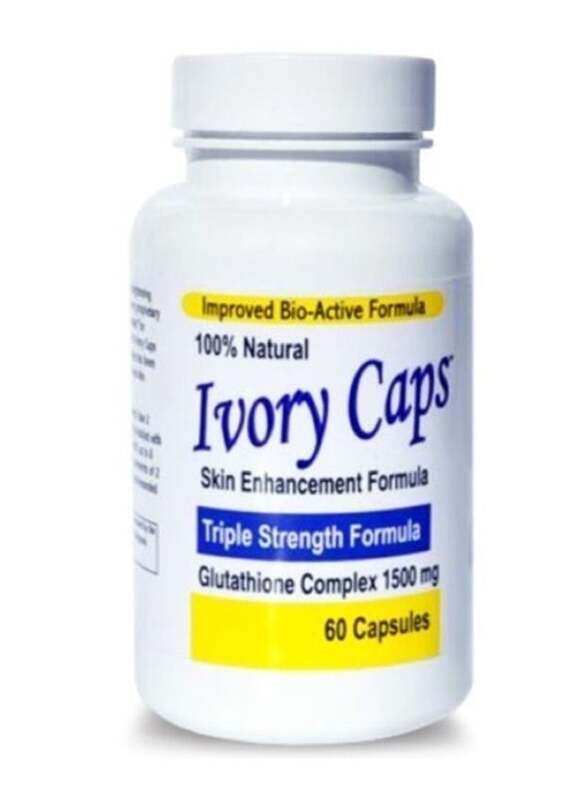 

Ivory Caps Glutathione Skin Enhancement Formula Capsules, 1500mg, 60 Capsules