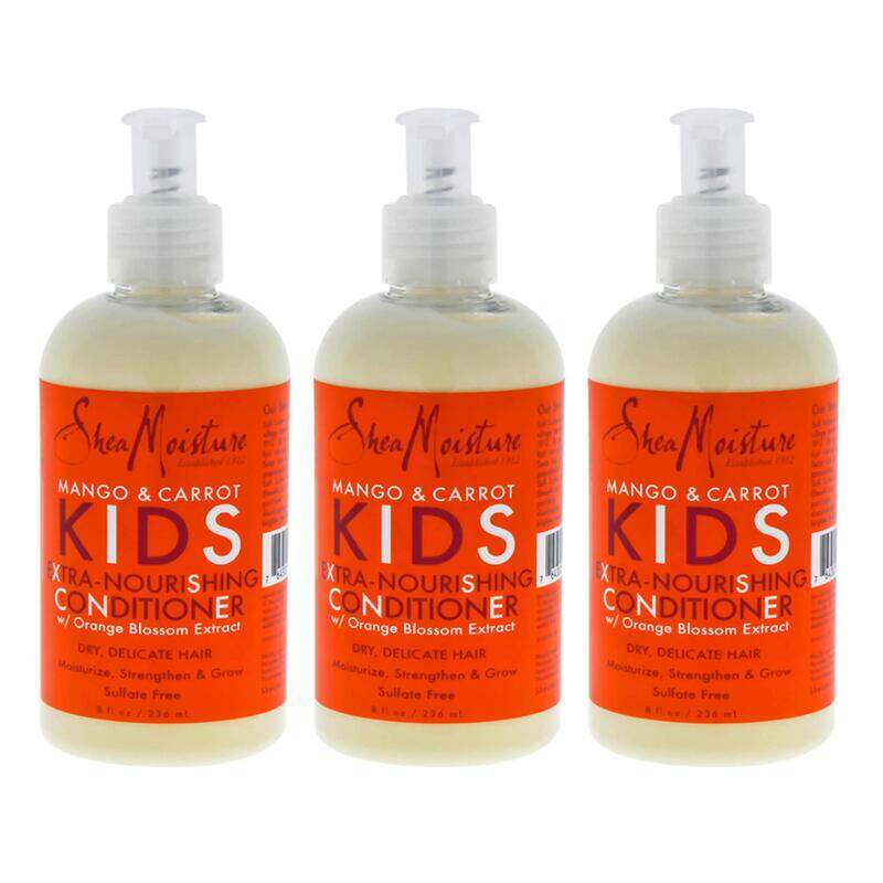 

Shea Moisture Mango & Carrot Kids Extra-Nourishing Conditioner, 3 Pieces x 236ml