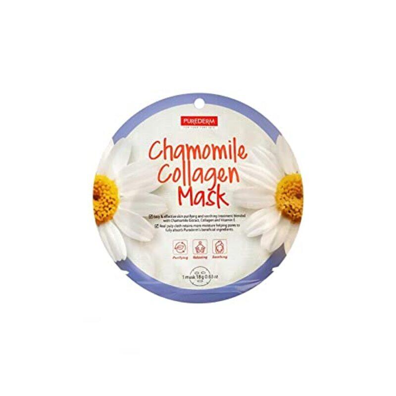 

Purederm Chamomile Collagen Mask, 1 Mask