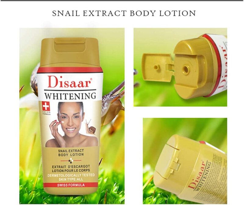 Disaar Whitening Body Lotion with Snail Extract, 250ml
