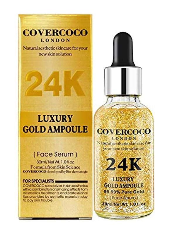 

Covercoco 24k Luxury Gold Ampoule Facial Serum, 30ml