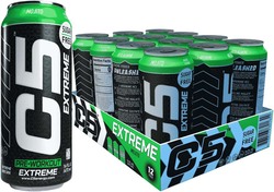 C5 Energy Extreme Pre-Workout Energy Drink, Sugar Free, 12 x 473ml, Mojito