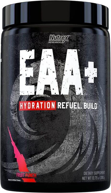 

Nutrex Research EAA+ Hydration Refuel Build, 30 Servings, Fruit Punch