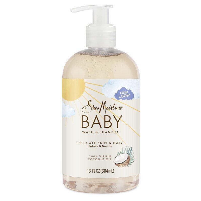 

Shea Moisture 13oz 100% Virgin Coconut Oil Baby Wash and Shampoo for Baby