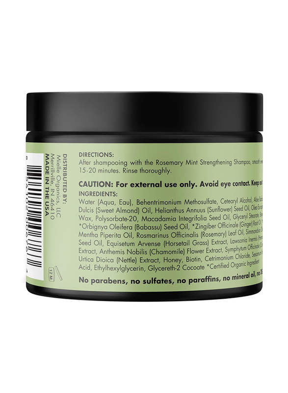 Mielle Organics Mielle Rosemary Mint Strengthening Hair Masque for All Hair Types, 340gm