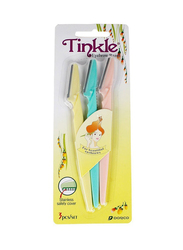 Dorco Tinkle Eyebrow Razor, 3 Pieces, Multicolour