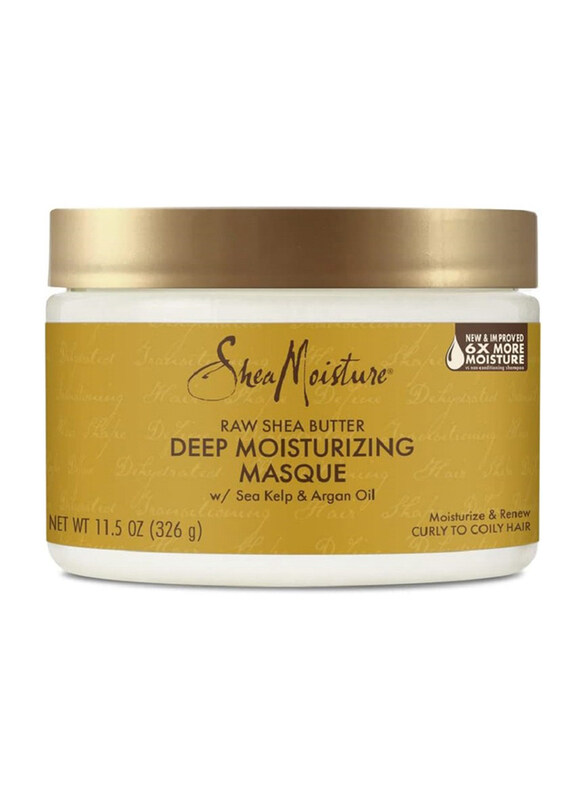 

Shea Moisture Organic Raw Shea Butter Deep Treatment Hair Masque for All Hair Types, 326gm