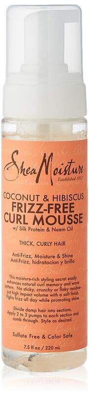

Shea Moisture Coconut & Hibiscus Frizz-Free Curl Mousse, 220ml