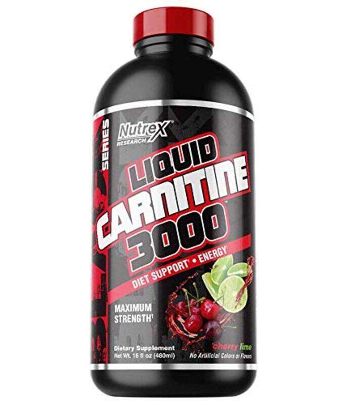 

Nutrex Research L-Carnitine 3000 Liquid, 480ml, Cherry Lime