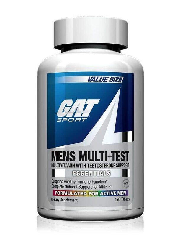 

GAT Men Multi + Test Multivitamin with Testosterone Support Supplements, 150 Tablets