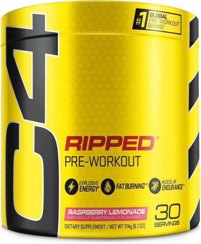 

Cellucor C4 Ripped Pre Workout Powder, 180 gm, Raspberry Lemonade