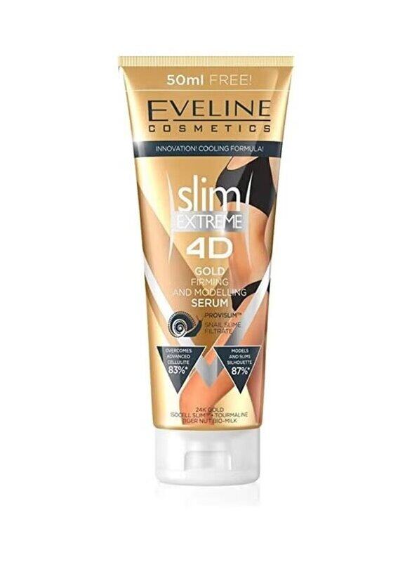 

Eveline Cosmetics 4D Slim Xterme 4D Gold Firming and Modelling Serum, 250ml