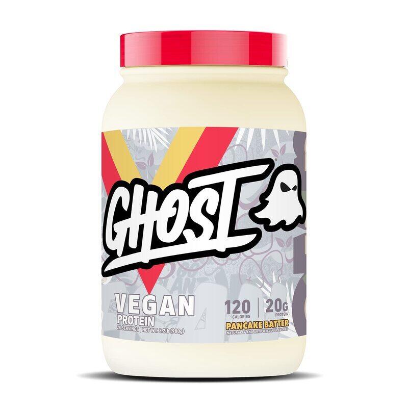 

Ghost 100% Vegan Plant Based Protein Powder, 980g, Pancake Batter