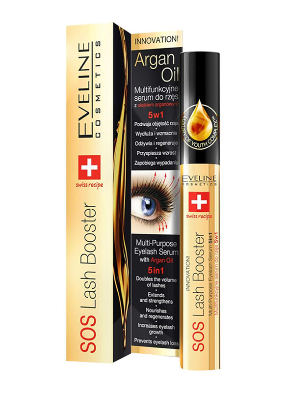 

Eveline Cosmetics 5-in-1 SOS Lash Booster Multi-Purpose Eyelash Serum, Beige