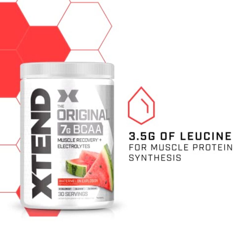 Scivation Xtend Original 7g Bcaa Dietary Supplement, 30 Servings, 390g, Watermelon Explosion