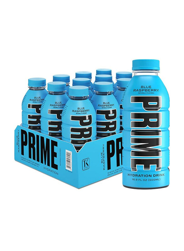 

Prime Hydration Zero Sugar Drink, 12 Piece, Blue Raspberry