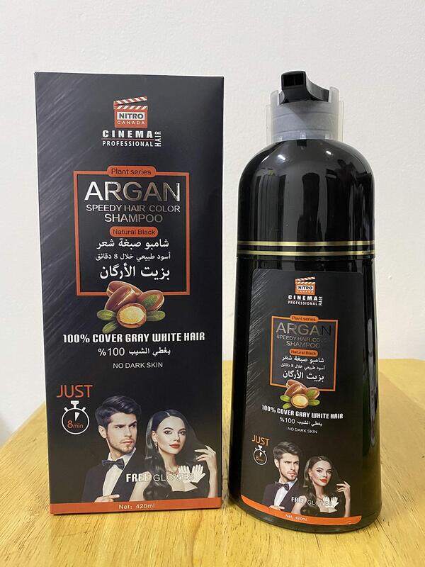 

Nitro Canada Natural Shampoo Hair Colour, 420ml, Black