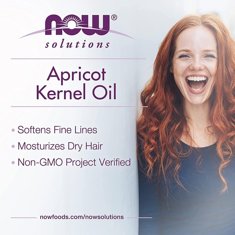 Now Solutions 100% Pure Apricot Kernel Oil , 4oz