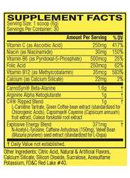 Cellucor C4 Ripped Explosive Pre-Workout Powder, 30 Servings, Tropical Punch