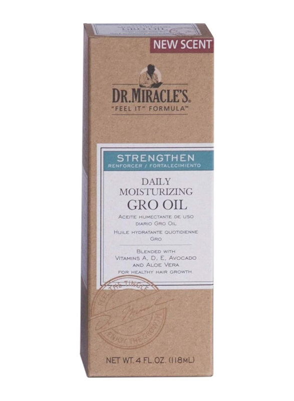 

Dr. Miracle'S Strengthening Daily Moisturizing Gro Oil for All Hair Types, 4 oz