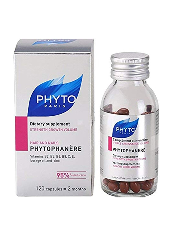 Phyto Phytophanere A Fortifying for The Hair, Nails and Skin, 120 Capsules