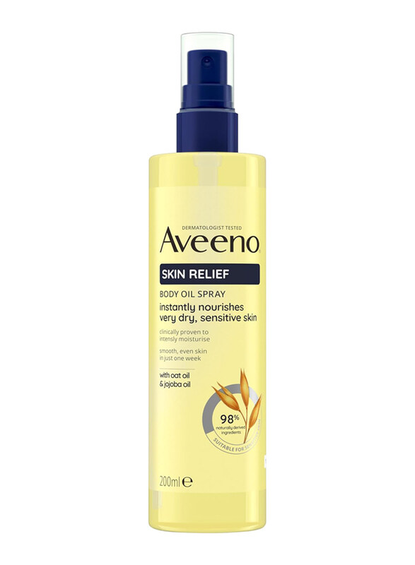 

Aveeno Skin Relief Body Oil Spray with Oat Oil & Jojoba Oil, 200ml