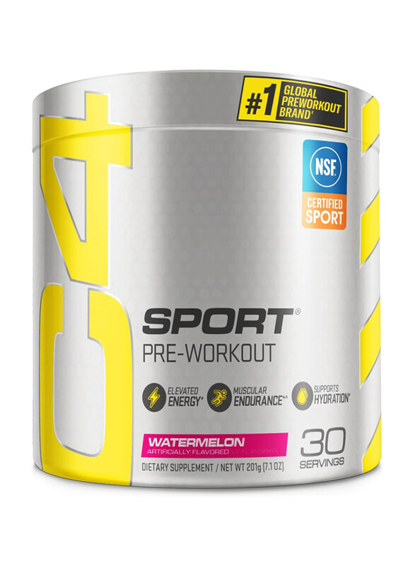 

Cellucor C4 Sport Pre Workout Powder Supplement, 30 Servings, 201gm, Watermelon