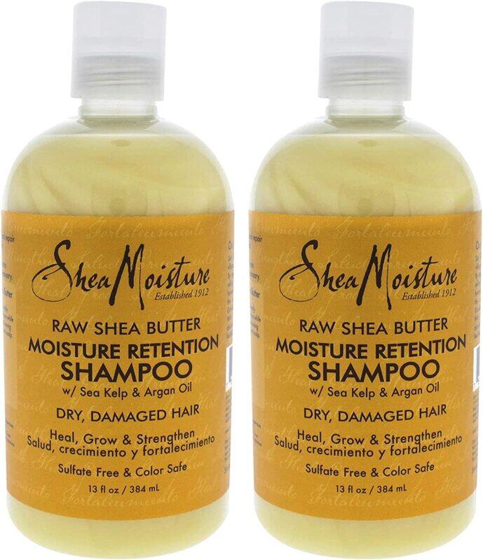 

Shea Moisture Raw Shea Butter Moisture Retention Shampoo, 2 x 384ml