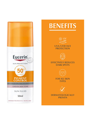 Eucerin Face Sunscreen Even Perfector Pigment Control Sun Fluid with Thiamidol, 50ml