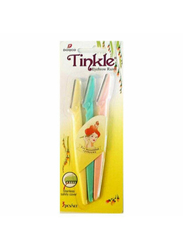 Dorco Tinkle Eyebrow Trimmer Set, 3 Pieces, Multicolour