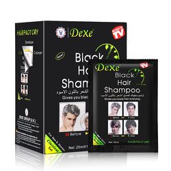 Dexe Instant Hair Dye Shampoo for Men & Women, Grey