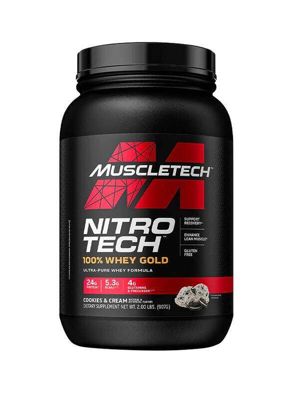

Muscletech Nitro Tech Whey Gold Protein, 2 Lbs, Cookies And Cream