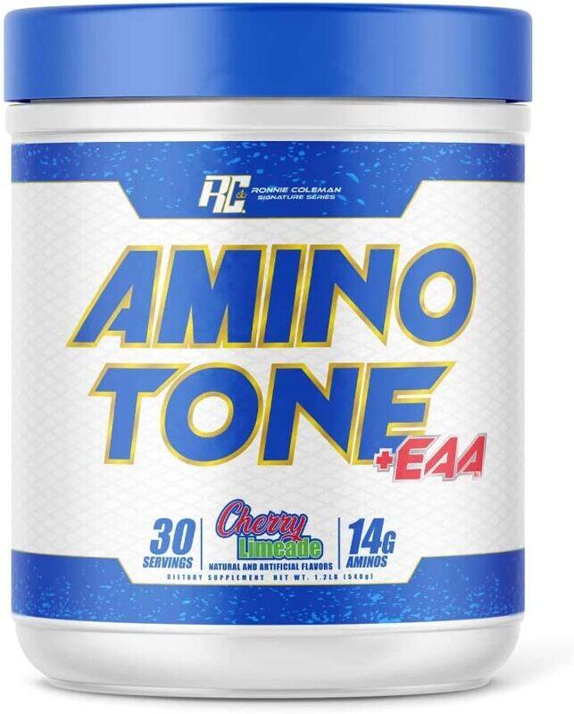 

Ronnie Coleman Amino-Tone EAA Dietary Supplement, 30 Servings, Cherry Limeade