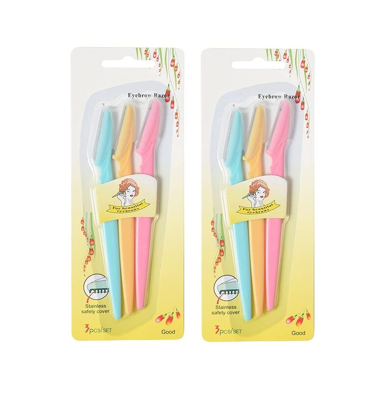 Tinkle Eyebrow Razor Set, 6 Pieces