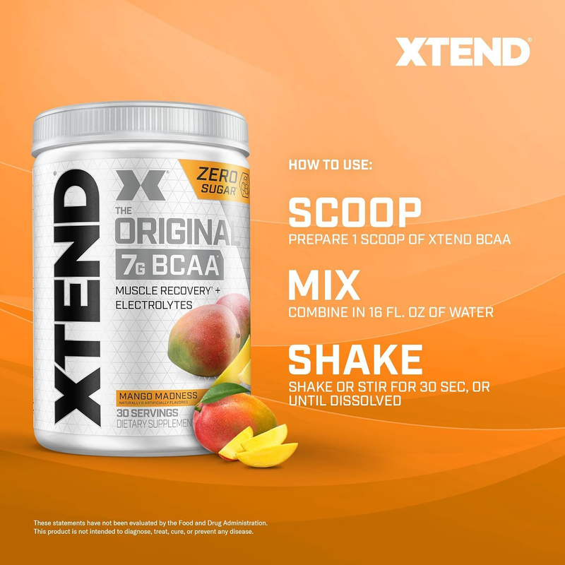 Xtend Original BCAA Powder, 405gm, Mango Madness