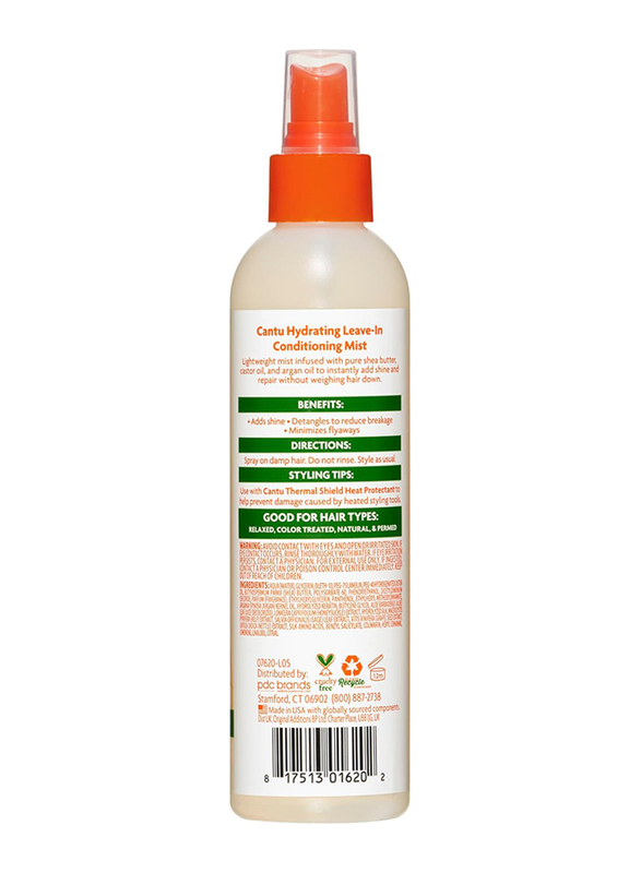 Cantu Shea Butter Hydrating Leave-In Conditioning Mist, 237ml