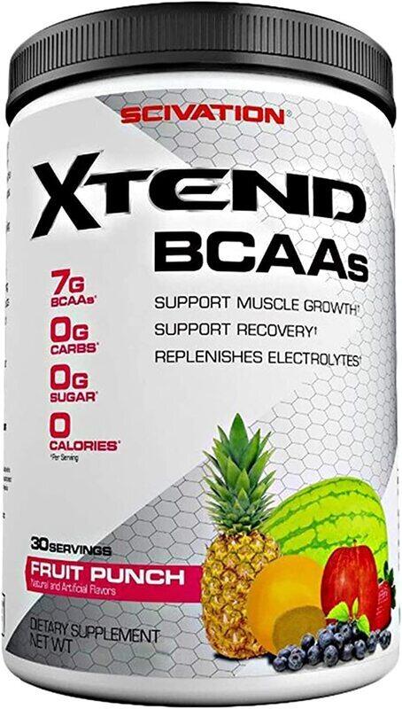 

Scivation Xtend BCAAs Diet Supplement, 30 Servings, Fruit Punch